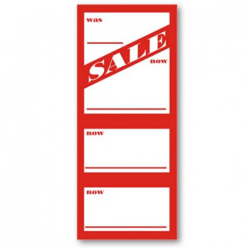 "SALE" Tags - 3 Window WMPS-5340